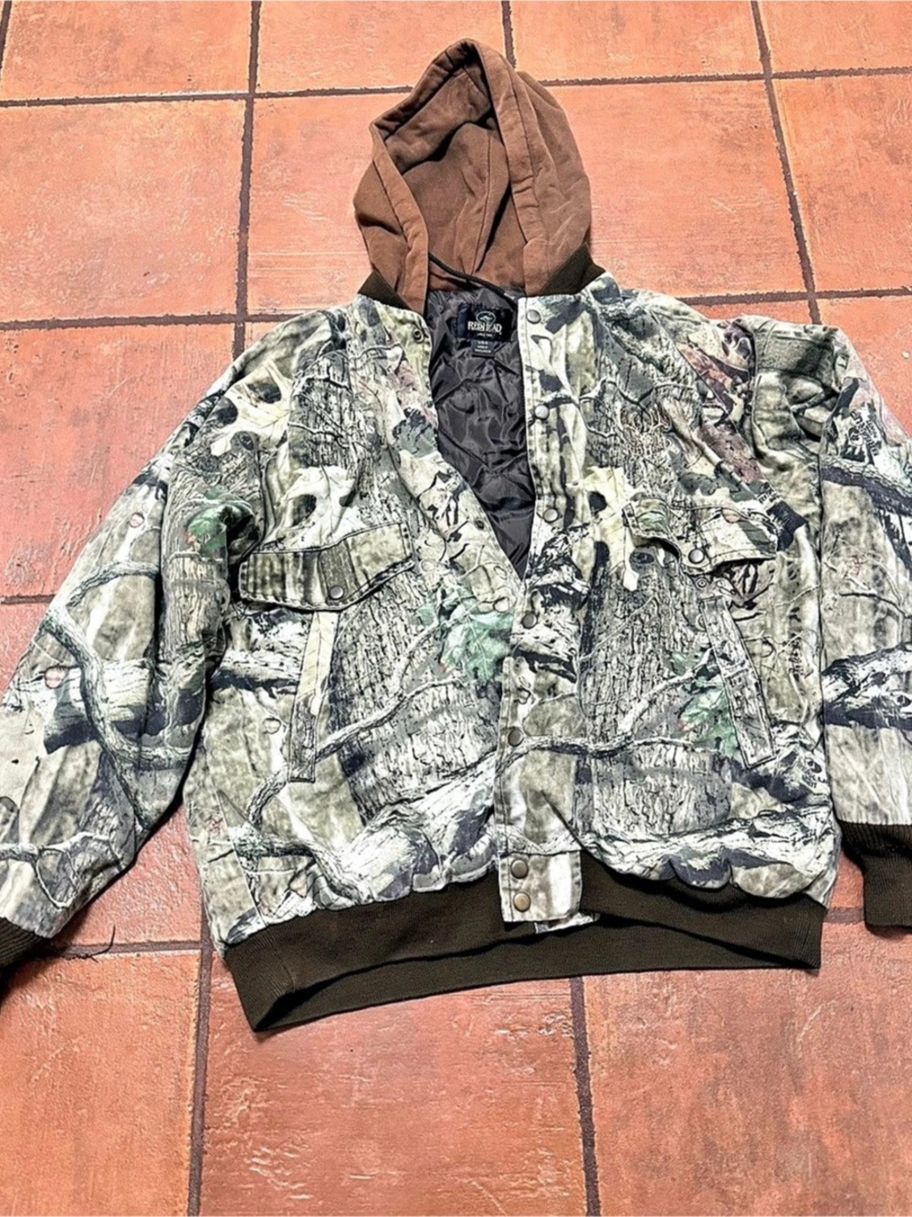 RedHead Men's Camo Hooded Jacket Size Large
